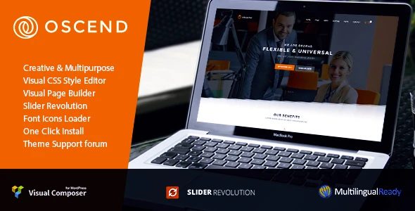 Oscend – Creative Agency WordPress Theme