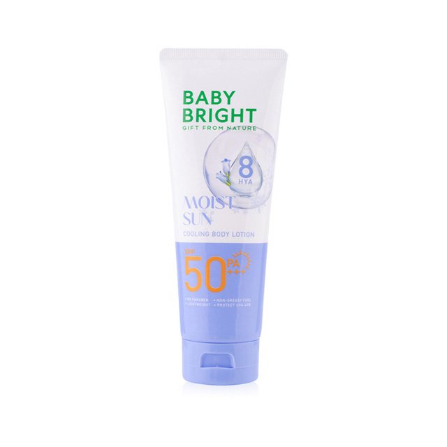 BABY BRIGHT MOIST SUN COOLING BODY LOTION SPF50 PA+++ 160ML
