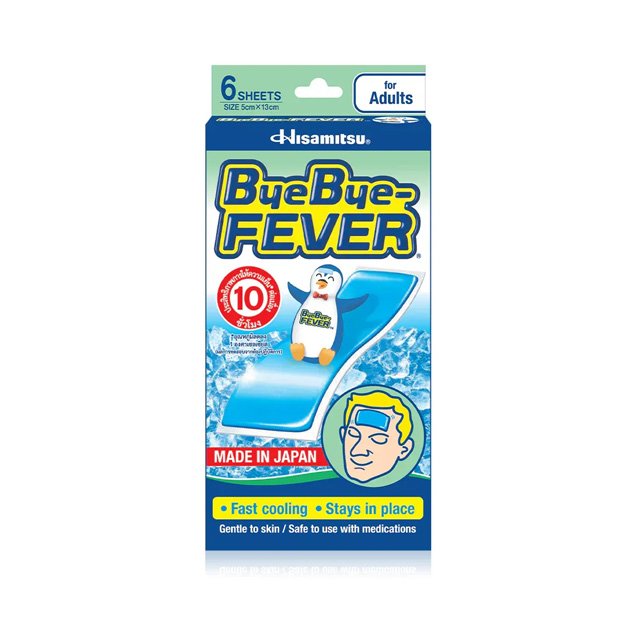 Hisamitsu ByeBye Fever For Adult 6pcs