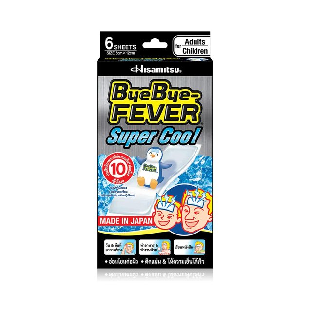 Hisamitsu ByeBye Fever For Super Cool 6pcs