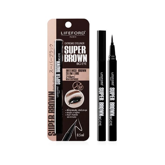 Lifeford Paris Extreme Eyeliner Super 0.5ml #Brown Big Eye