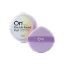Oni Double-Faced Foundation Puff 3pcs #Lavender Purple