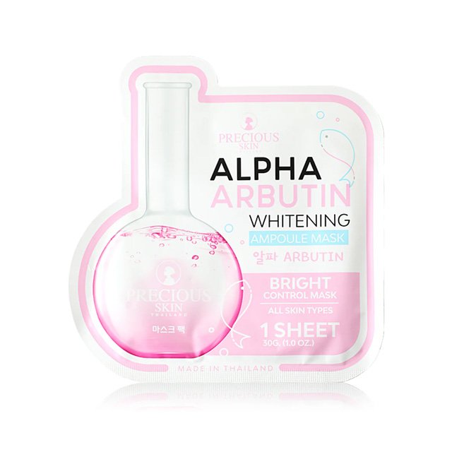 Precious Skin Thailand Alpha Arbutin Whitening Ampoule Mask 30g