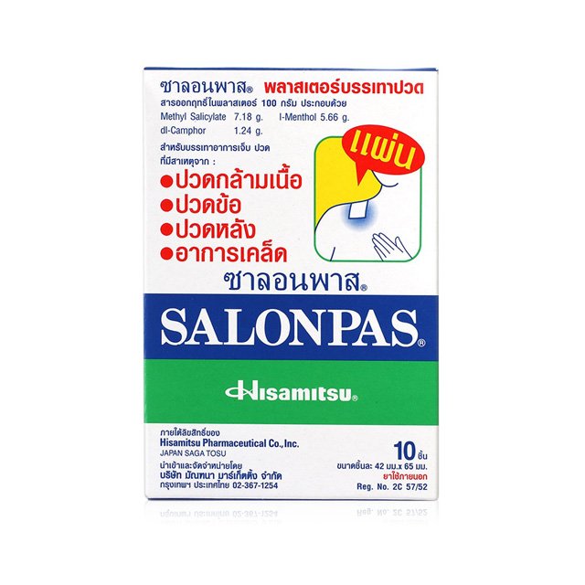 Set Salonpas Medicated Plaster 10pcs